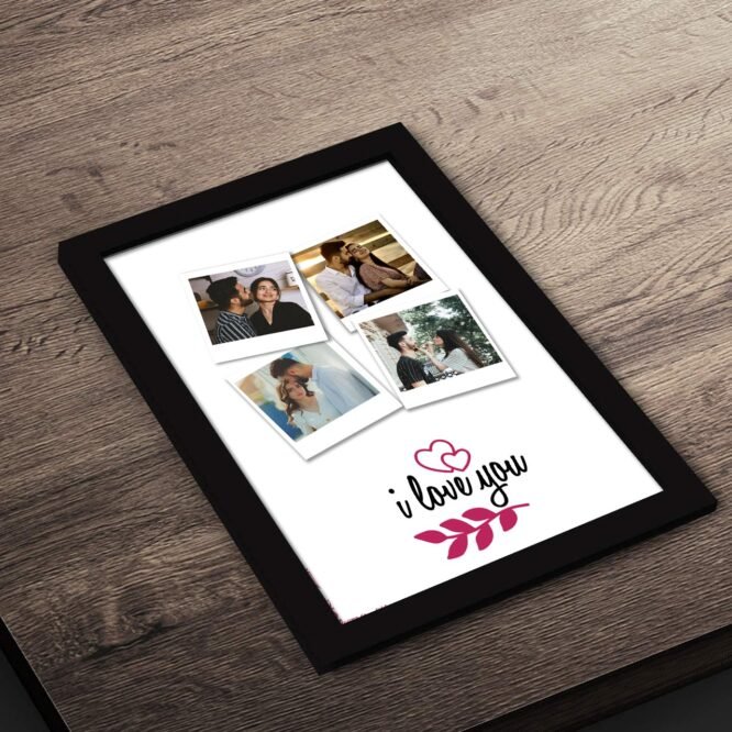 Customized Collage I Love You Frame - Image 4